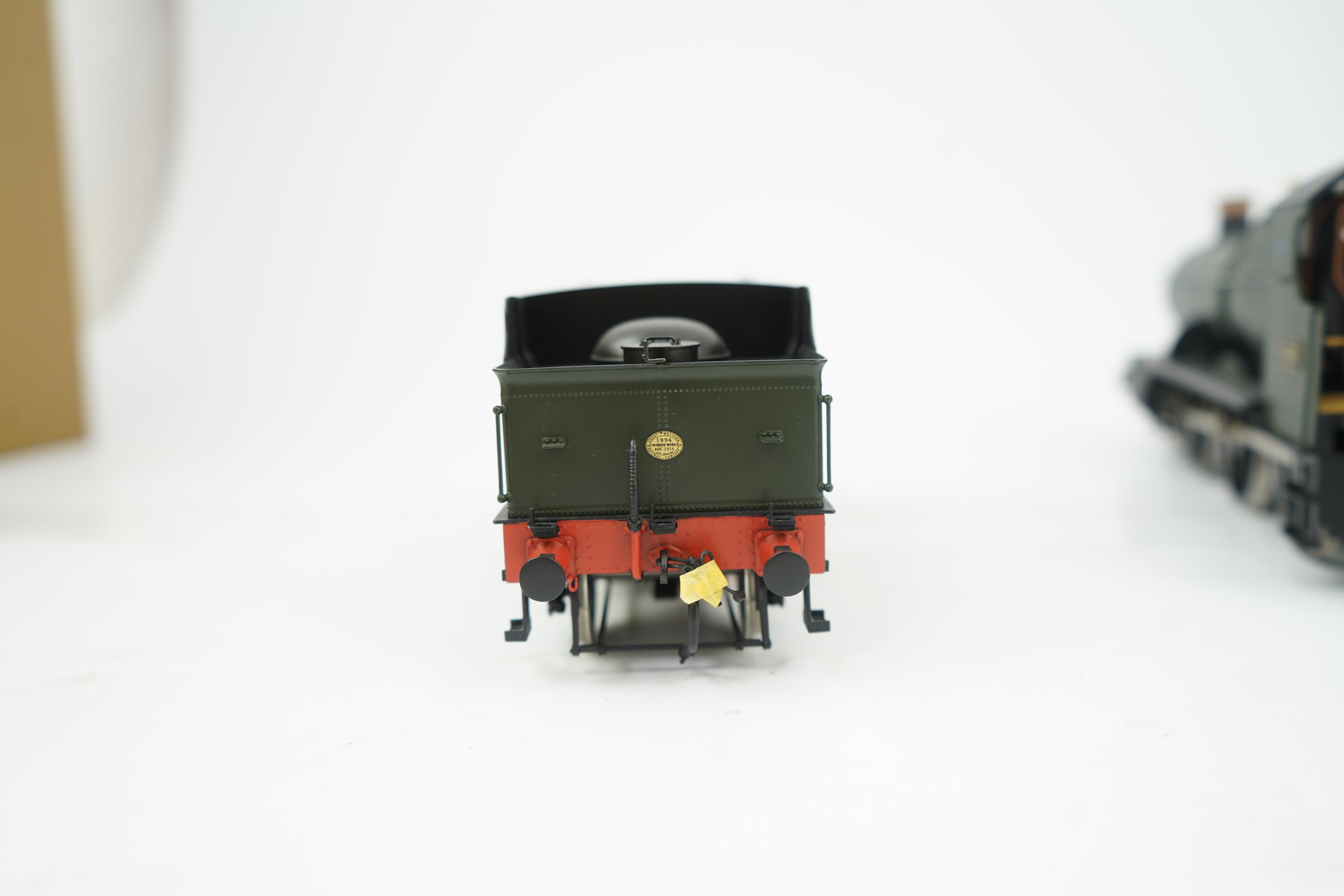 An 0 gauge Lionheart Trains model of GWR Class 43xx, 4363, 2-6-0 tender locomotive, powered for two rail operation, with original box.
